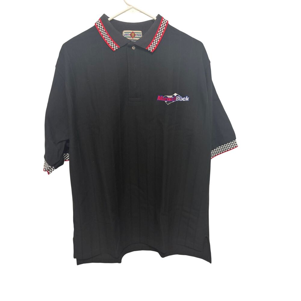 Marnell Black Motor Sports polo- Size XL- NWOT